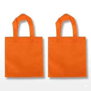 Sac fourre-tout écologique réutilisable en non-tissé, petits sacs cadeaux avec poignée pour promotion, logo personnalisé, vente en gros, 20x20cm - Product Image 4