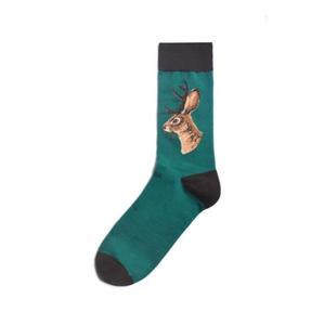 Calcetines Divertidos con Estampado Animal para Hombre, Calcetines de Algodón Casuales de Negocios, Calcetines Creativos de Jacquard, Venta al Por Mayor Personalizada OEM - Product Image 5