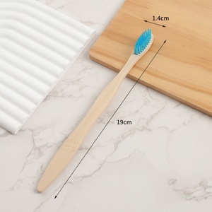Brosse à dents en bambou personnalisable avec logo, ergonomique, écologique, à poils souples, en bois, avec charbon de bois, pour <span class=keywords><strong>adulte</strong></span>, vente en gros - Product Image 3