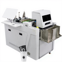NOVIX Mini Machine Imprimante Des Emballages Et Les Sachets One Pass Haute Vitesse Gobelet en Papier Boîte à Pizza Machine à Tête d'Impression Unique