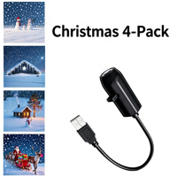 Mini projecteur portable 4K, lampe USB, équipement de divertissement, projecteur intelligent Galaxy, veilleuse pour voiture, maison, cadeau de Noël