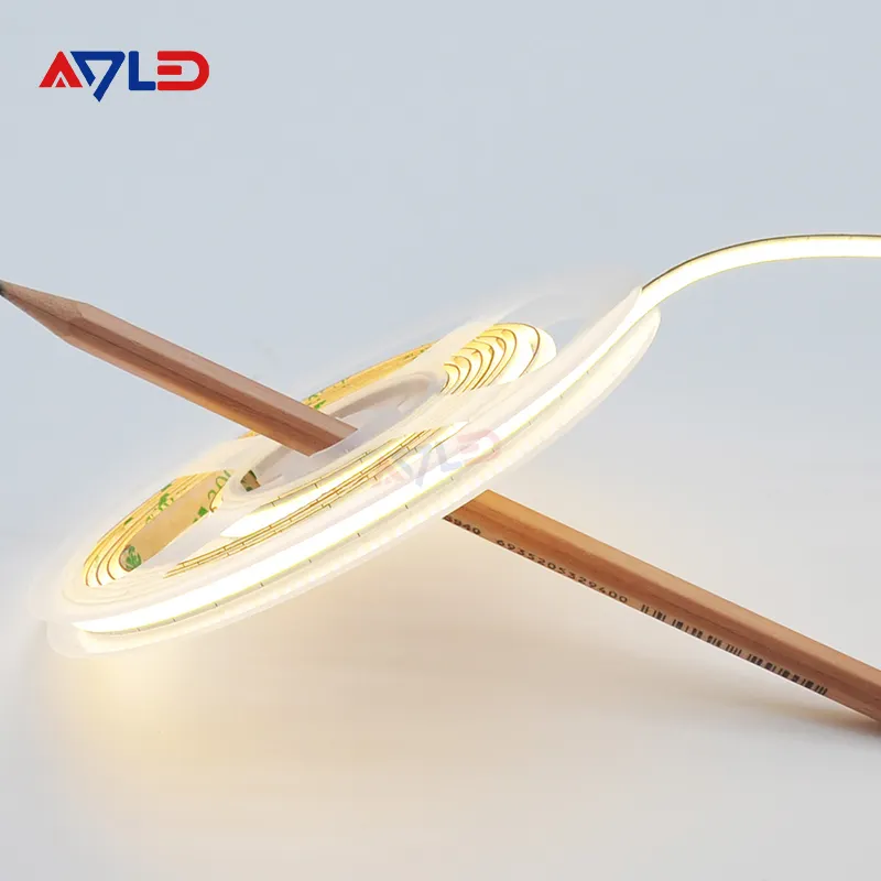 High CRI 90 Dotless Led Cob Strip 504chips 12V 24V LED Lights Strip COB Flexible Smart LED Lightings