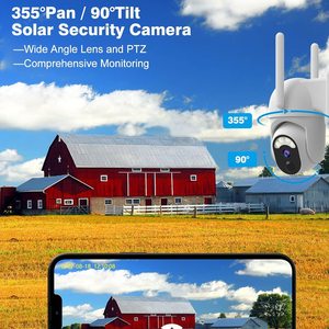 Ngoài trời cctv an ninh không dây hệ thống giám sát GSM Sim Thẻ LTE <span class=keywords><strong>IP</strong></span> năng lượng mặt trời Powered Pin 4 gam PTZ máy ảnh - Product Image 3