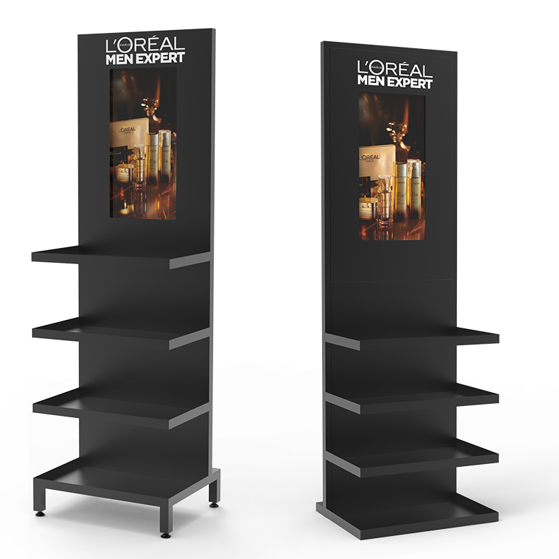Apache Supermarket Customized Floor Standing Display Stand for Personal Care Products Perfume and Other Items — view 1