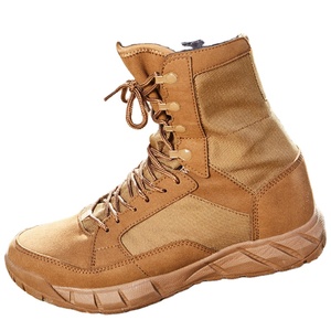 Botas de Combate Definite TSB01 Personalizadas de Cuero Vacuno y Gamuza en Negro, Marrón, Caqui y Verde, Súper Ligeras, Sin Cremallera Lateral - Product Image 1