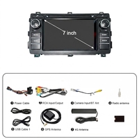 Reproductor Multimedia para Auto con Carplay de 7 Pulgadas, Radio Estéreo con Android 8 Núcleos para Toyota Auris Corolla 2013 2014