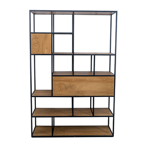 Estantería sencilla y moderna, librería con base metálica de gran tamaño - Product Image 6