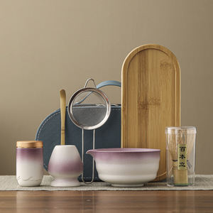 Ensemble de fouets à <span class=keywords><strong>matcha</strong></span> personnalisés en gros, 4 pièces, accessoires en bambou, bol en céramique <span class=keywords><strong>pour</strong></span> <span class=keywords><strong>matcha</strong></span>, <span class=keywords><strong>kit</strong></span> <span class=keywords><strong>pour</strong></span> café, logo personnalisé - Product Image 1