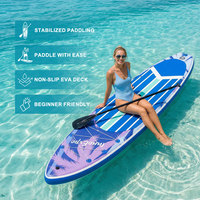INNOEXPO Dropshipping OEM Usine chinoise Planche à pagaie pliable 11' Planche de surf pliable Planche à pagaie pliable