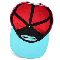 Gorra de Béisbol de 6 Paneles con Visera Plana, Corona Rígida, Estilo Hip Hop, Logotipo Personalizado, Bloques de Color, para Uso Diario, OEM, Pedidos Pequeños Disponibles