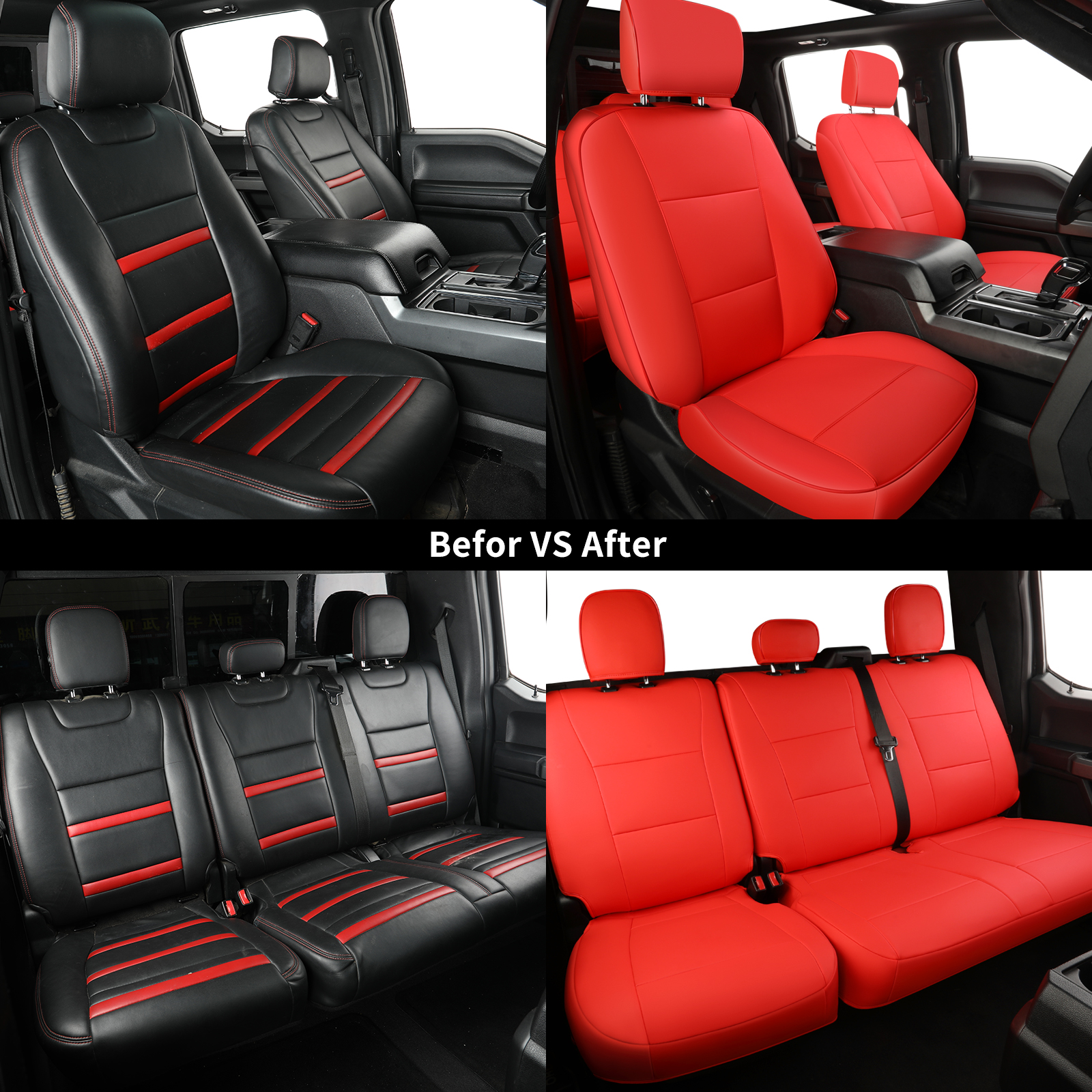 ORANGLES Custom Fit Car Seat Cover for Ford F150 XLT Full Set Pickup Truck Bahrain - angled perspective - presenting advantages - Image 4 of 5 | fits any environment | Purchase Custom Fit Car Seat Cover for Ford F150 XLT Full Set Pickup Truck Bahrain Michigan | Free Shipping ORANGLES