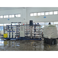 Usine d'osmose inverse 20000 L/Hr Membrane boisson filtrage de l'eau pompe en acier inoxydable Machine de dessalement de récipient à haute pression