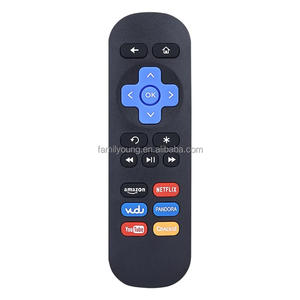 直接使用Vudu潘多拉裂纹控制器的Roku盒1 <span class=keywords><strong>2</strong></span> <span class=keywords><strong>3</strong></span> 4 LT高清XD XS流媒体播放器的遥控器更换 - Product Image 4