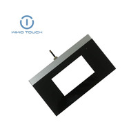 Écran tactile capacitif de 4,3 pouces, interface IIC fine, dureté 4H, logo noir RoHS pour affichage d'équipements industriels