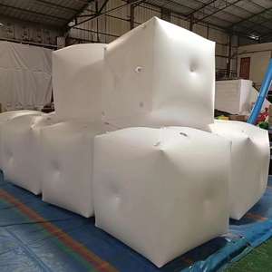 Publicité gonflables boîte de nuit matelas noël centre commercial fenêtre art affichage gonflable publicité cubique ballon boîte - Product Image 1