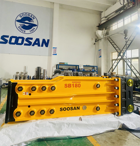 Martillo Hidráulico de Cincel Abierto SOOSAN SB180 de 200 mm para Excavadoras de 50-65 Toneladas, Equipo de Demolición y Construcción - Product Image 1