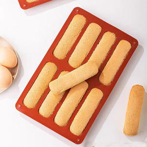 Силиконовая форма для выпечки в виде пальчиков, 8 ячеек, пищевой силикон, антипригарная, легко извлекается, индивидуальные кухонные принадлежности для выпечки - Product Image 4