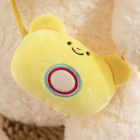 Boneka Domba Plush Berkualitas Tinggi, Lucu, Model Selempang, Isi Kapas PP, Berbagai Ukuran, Wajah Manis, Nyaman Dipeluk untuk Remaja