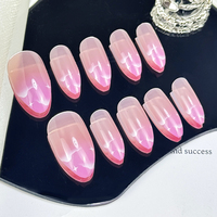 Proveedor Chino de Uñas Postizas Cortas, Estilo Stiletto y Almendrado, Uñas Artificiales Personalizadas