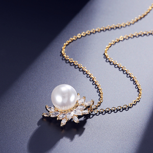 Collier en cristal de perle RAKOL NP078 pour femmes Accessoires - Product Image 3