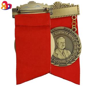 Kişiselleştirilmiş Logo ödülü hatıra madalya üretimi ile toptan özelleştirilebilir antika ve Modern cilalı Metal madalyalar - Product Image 4