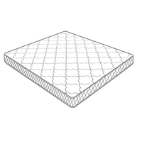 Vente directe d'usine, prix de gros, matelas pliable en mousse haute densité pour prison, dortoir, lit à domicile