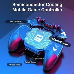 MEMO AK66 DL88 DL100 - Soporte de Juego Móvil con Refrigeración y Control de 6 Dedos, Controlador Recargable con Refrigeración para PUBG - Product Image 3