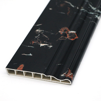 Moldeado de material SPC de estilo moderno Decoración interior impermeable y resistente al fuego con función antiestática