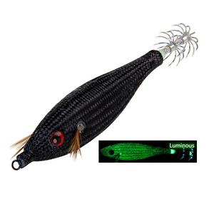 Nouvelle Leurre Lumineuse ABS <span class=keywords><strong>Toto</strong></span> en Bois Tressé pour Crevettes, Appât Explosif pour Calamar, pour Pêche en Eau Salée - Product Image 5