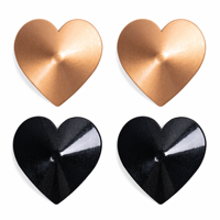 XQR126 Cache-tétons réutilisables de petite taille pour femmes, accessoires sexy dorés et argentés