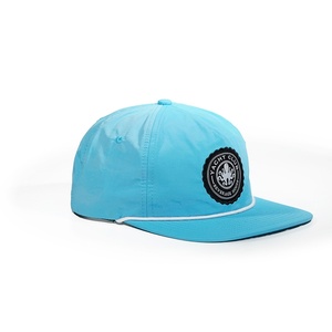 Gorras Deportivas Snapback de 5 Paneles con Visera Plana, Logotipo Personalizado, Gorras de Golf, Parche Bordado de Nailon, Cuerda, OEM - Product Image 5