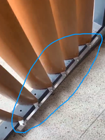 Lames d'ombrage extérieures en ASA haute résistance, légères et inaltérables pour stores extérieurs