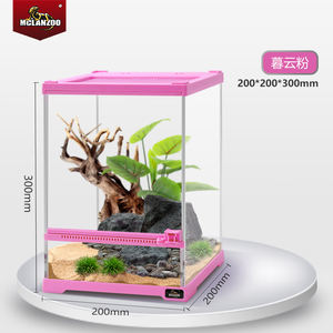 Mclan <span class=keywords><strong>Zoo</strong></span> Réservoir en verre écologique, durable et respirant pour habitat de caméléon de forêt tropicale, enclos de luxe pour reptiles et amphibiens - Product Image 4