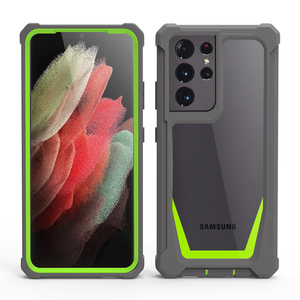 Fundas para Teléfono Transparentes de TPU+PC con Diseños Innovadores, Fundas Protectoras Antigolpes de Color Combinado para <span class=keywords><strong>Samsung</strong></span> <span class=keywords><strong>Galaxy</strong></span> S21 Ultra - Product Image 3