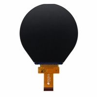 Zhunyi Technology layar LCD TFT bulat 3.4 inci 800x800 dengan antarmuka MIPI IPS tampilan penuh sentuh mendukung kecerahan 350