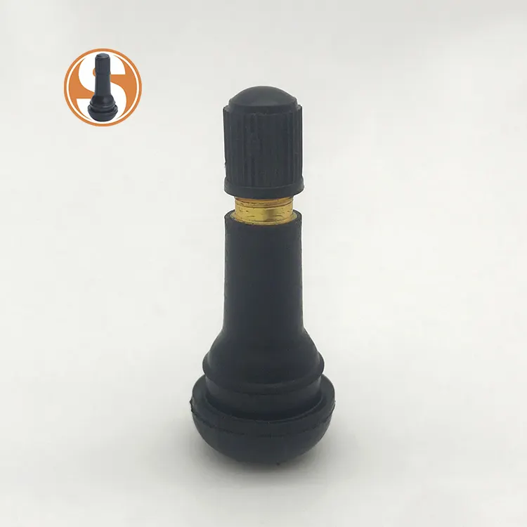 Auto Tubeless Tyre Valve Natuurlijke Rubber Snap In Ventiel TR413