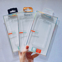 Boîte d'emballage personnalisable en PVC transparent pour téléphone avec crochet pour 17 Pro Max, impression de logo prise en charge