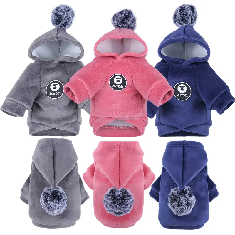 2022 Top Sale Autumn winter pet hoodie warm comfortable pet clothes