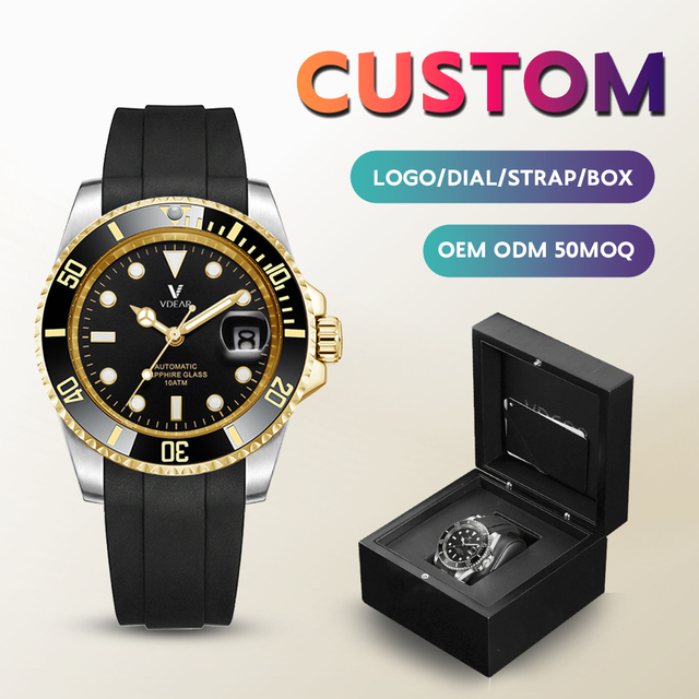 Mechanical Watch Luxury Mechanical Watch Men's Mechanical Watch Japanese Movement Water Resistant 100m Date Display