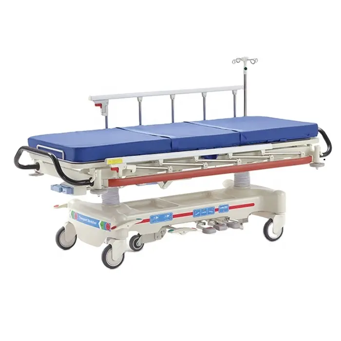 E-8 attrezzatura di emergenza trasporto ospedaliero carrello piatto barella di emergenza barella di trasferimento medico prezzo