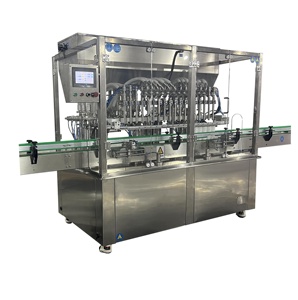 18 kafaları otomatik yüksek verimlilik plastik gıda sınıfı düz çizgi yerçekimi basıncı dolum makinesi doğal Mineral içecek için - Product Image 3