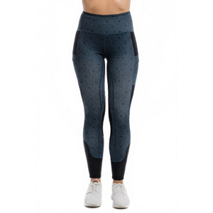 <b>Women</b> High Rise Equestrian Riding <b>Leggings</b> Slim Fit Customized <b>Pocket</b> Competition Training Full Seat Design for Riding - Product Image 1
