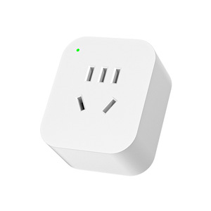 Smart Socket Us <b>Plug</b> Wi-Fi <b>Remote</b> <b>Control</b> Timer Function Universal Plastic Material Tuya System - Product Image 1