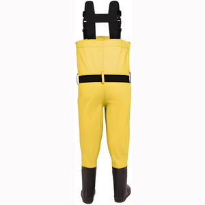Cuissardes de pêche OEM en PVC léger pour tout-petits enfants Cuissardes de poitrine en nylon avec bottes Équipement de chasse imperméable pour jeunes - Product Image 3