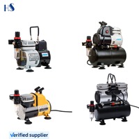 Machine à air comprimé portable du Brésil, double tension, alimentation CA, faible bruit, compresseur sans huile avec noyau de piston, refroidissement par air