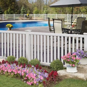 Elegante Recinzione Moderna in Alluminio per Piscina, Ringhiera di Sicurezza da 8 Piedi, Barriera di Sicurezza Residenziale per Esterni - Product Image 4