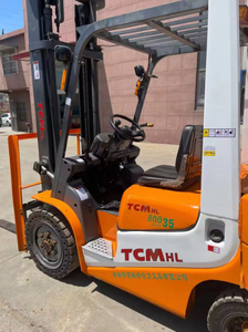 מלגזה דיזל משומשת מתוצרת יפן מדגם TCM FD35 במשקל <span class=keywords><strong>3.5</strong></span> טון, במצב עבודה מצוין לשימוש קמעונאי. - Product Image 5