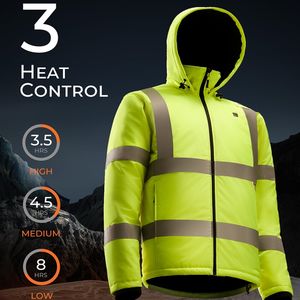 جاكيت أمان مقاوم للماء ساخن من الفئة <span class=keywords><strong>3</strong></span> معطف بناء للعمل للرجال والنساء في فصل الشتاء Veste De Chantier - Product Image 3