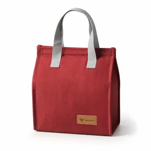 Bolsa térmica impermeable Oxford con aislamiento, de gran apertura, reutilizable, para alimentos, con logo personalizado, de color, para oficina, camping, viajes, almuerzo. - Product Image 1
