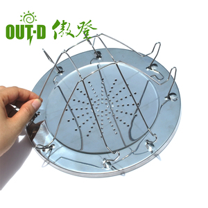 Estufa plegable de acero inoxidable tostadora 4 rebanadas tostadora plegable tostadora <span class=keywords><strong>para</strong></span> acampar al aire libre picnic - Product Image 2